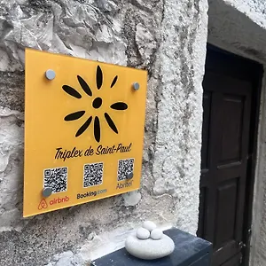 Appartement Triplex De Saint-paul Free Public Parking, Saint-Paul-de-Vence